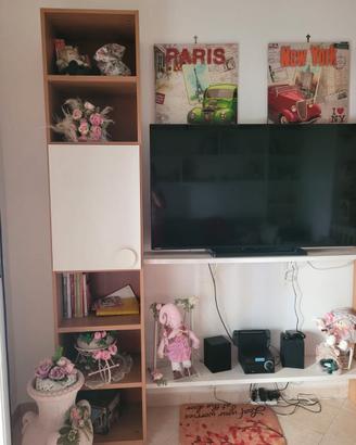 Libreria poggia tv
