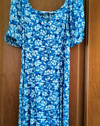 vestito corto floreale MANGO