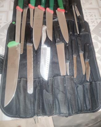 Set coltelli da cucina professionali 