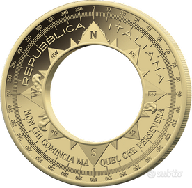 10 euro Viaggio Nave Amerigo Vespucci - PROOF