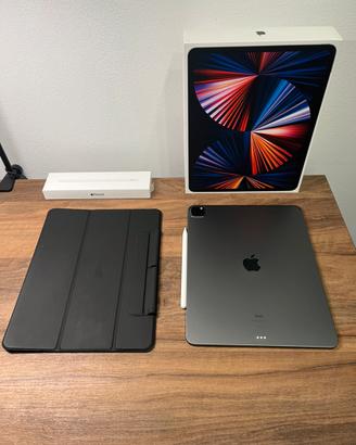 iPad Pro 12.9 M1 + Pencil 2 + Accessori