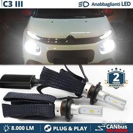 Kit LED H7 CANbus per Citroen C3 3 Luci 6500K 50W