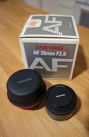 Samyang AF 35mm f2.8 per Sony E-Mount
