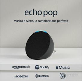 Echo Pop Alexa  e cassa bluetooth 