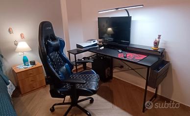 Scrivania ad angolo da gaming