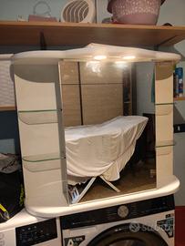 mobiletto specchio bagno 