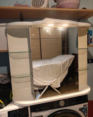 mobiletto specchio bagno 
