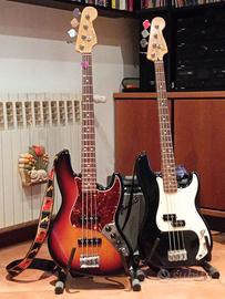 Fender Jazz Bass e Fender Precision