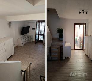 villetta a schiera in residence con posto auto ris
