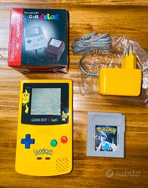 Game boy dmg-01 color pokemon ds rosso + vario