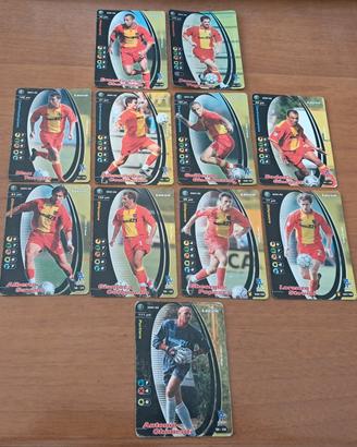 Lotto 15 Carte Football Champions 2001-2002