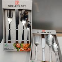 POSATE DI ACCIAIO STAINLESS STEEL. NUOVE 