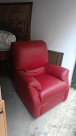 poltrona reclinabile elettrica 
