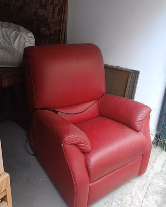 poltrona reclinabile elettrica 
