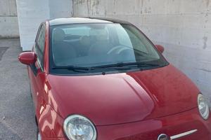 Fiat 500 1.3 Multijet 2010 rossa –tetto panoramico