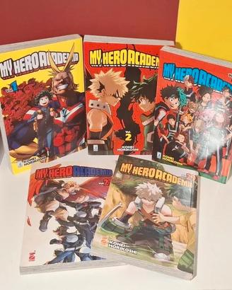 Lotto My hero Academia (volumi 1-2-4-27-29)