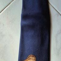 Cravatta Ascot slim con stampa anatra