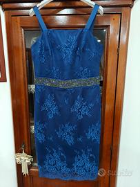 Abito a tubino, blu, taglia 46