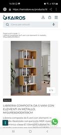 Scrivania e libreria