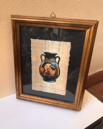 Papiro di Siracusa-“Raccoglitrice di Falli” 25X20