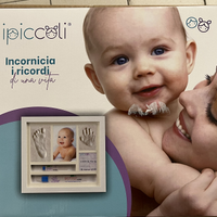 Cornice impronte mani piedi bambini - Sigillata