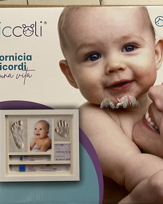 Cornice impronte mani piedi bambini - Sigillata