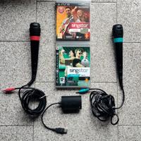 Singstar/Singstar+Guitar + Due microfoni PS3