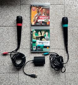 Singstar/Singstar+Guitar + Due microfoni PS3