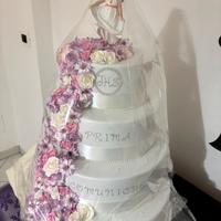 Torta finta comunione bambina