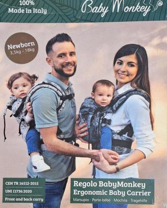 Marsupio ergonomico BabyMonkey - come nuovo