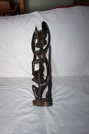 Statua Africana in legno di ebano