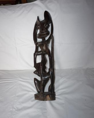 Statua Africana in legno di ebano