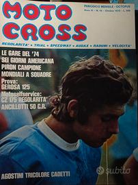 rivista MOTOCROSS numero 10 del 1973