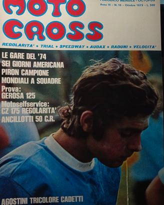 rivista MOTOCROSS numero 10 del 1973