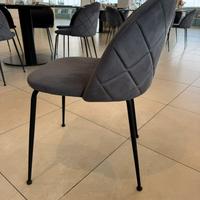 Sedia poltroncina velluto