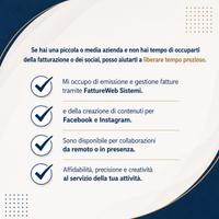 Supporto amministrativo e gestione social media