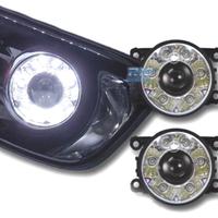 FARI ANABBAGLIANTI A LED LUCE DIURNA FONDO CROMATO