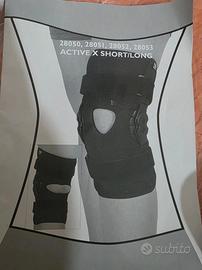 Ginocchiera ortopedica con cerniera Active X  