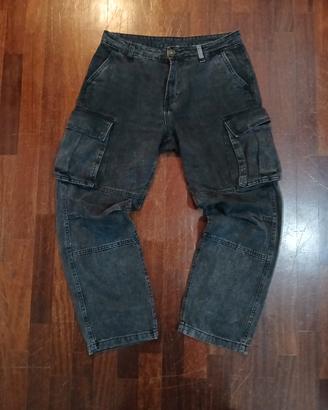 Jeans cargo neri
