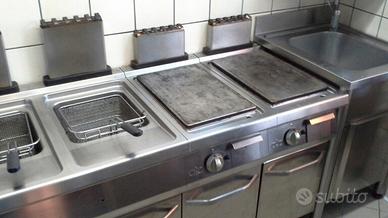 2 Piastre lisce inox da 70x40 cadauna Bendoni inox