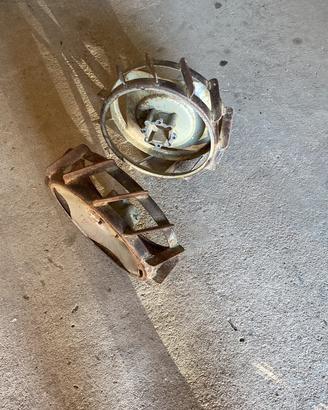 Coppia ruote in ferro