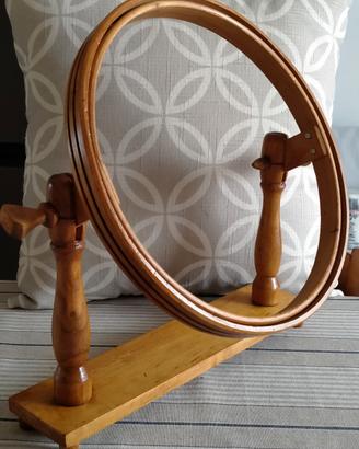 telaio in legno da ricamo 
