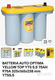 BATTERIA AUTO OPTIMA YELLOW TOP YTS 5.5 75AH 975A