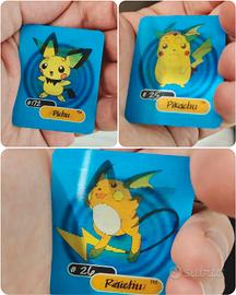 Pichu Pikachu Raichu Card Pokemon Yoga 