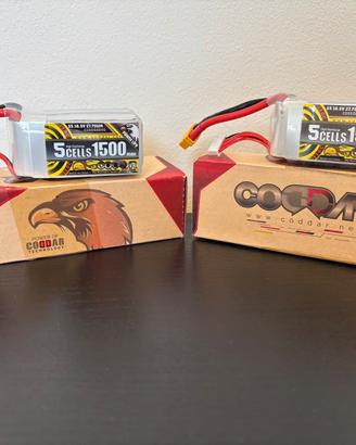 Batterie 5S Lipo CODDAR 1500mAh 18,5 Volt.