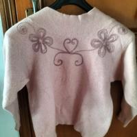 Maglioncino Angora rosa antico