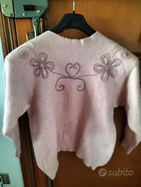Maglioncino Angora rosa antico
