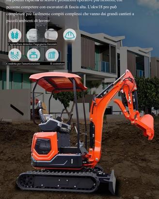 Miniescavatore Nicosail nuovo OKW 18 Pro