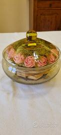 portaoggetti con fiori 