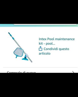 kit pulizia piscina Intex